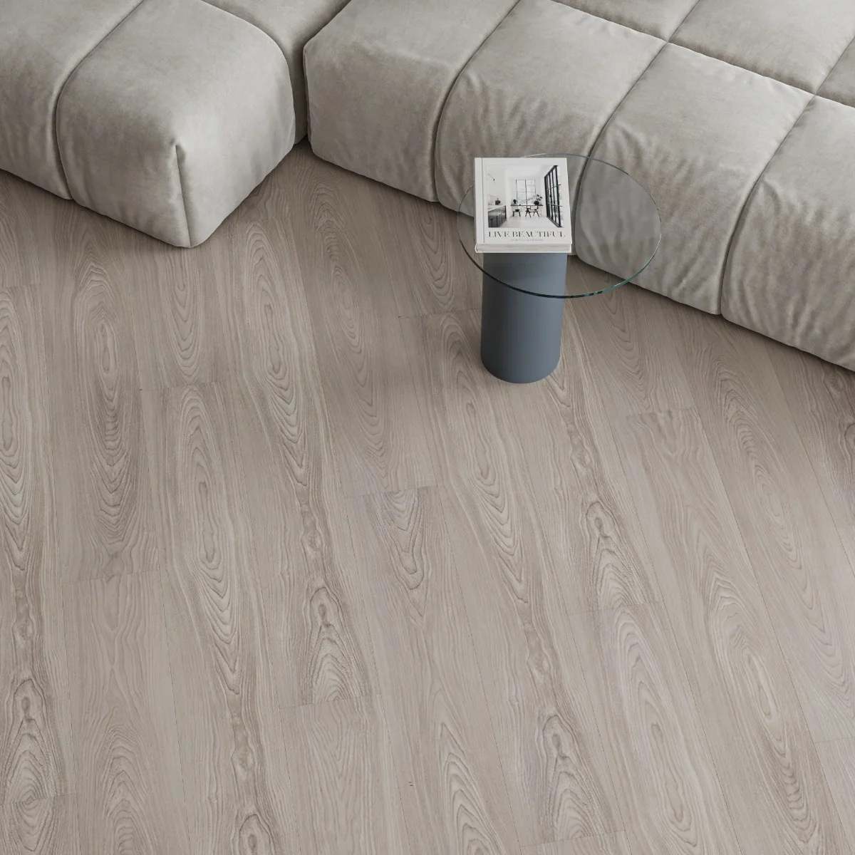 Parchet Laminat Wood Burgas Oak 10 mm Clasa 32 AC4 Crem Deschis