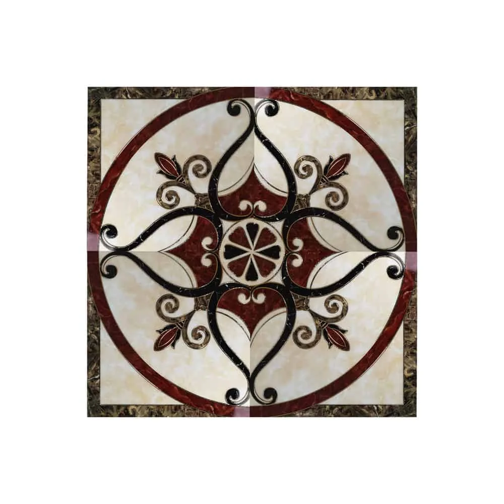 Gresie Decorativa / Covor Ceramic Baroque 301 120X120 (4 Placi 60X60) Lucioasa