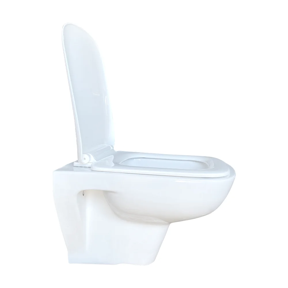 Vas Toaleta Suspendat Neo Portelan Alb 53.5 x 35.5 cm Cu Capac