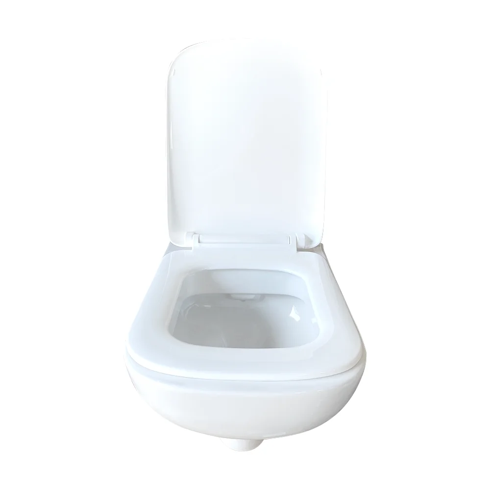 Vas Toaleta Suspendat Neo Portelan Alb 53.5 x 35.5 cm Cu Capac