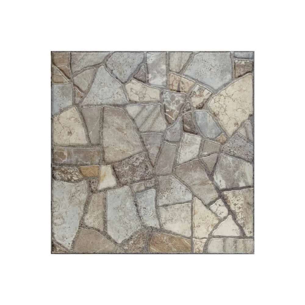 Gresie Exterior / Interior Porțelanată Garden Stone 42.5 x 42.5 cm Mată Tip Piatră