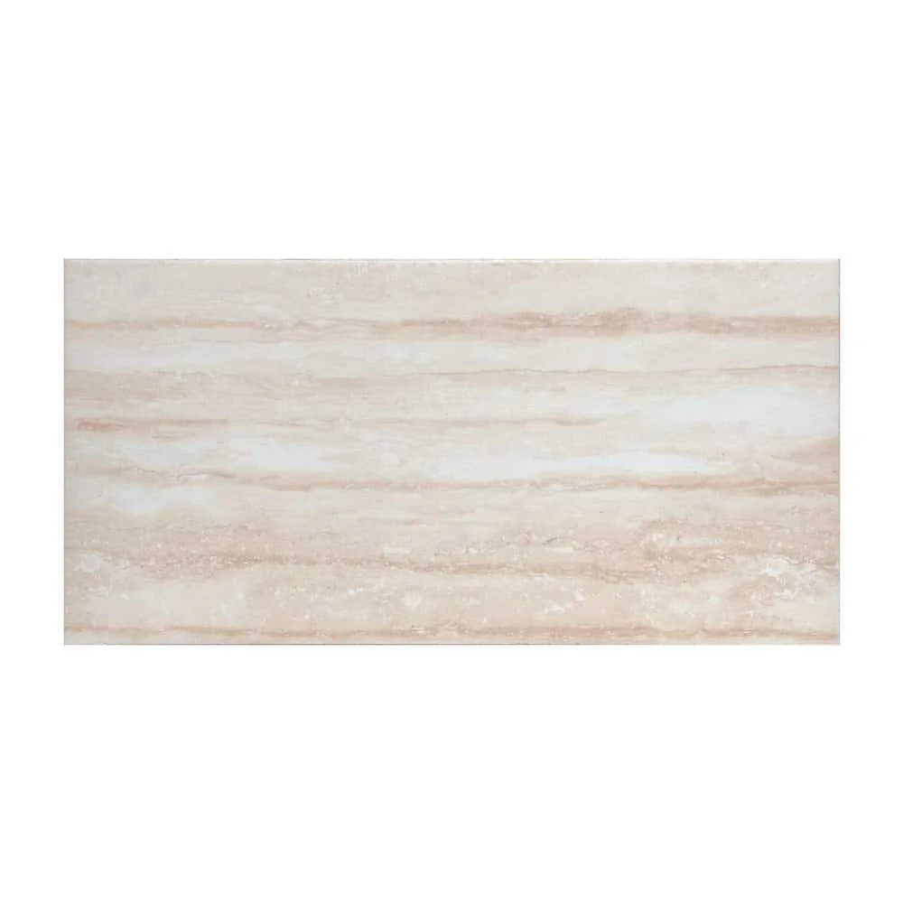 Gresie Exterior / Interior Portelanata Vein Cut Travertino 30 x 60 cm Mata Tip Piatra Naturala