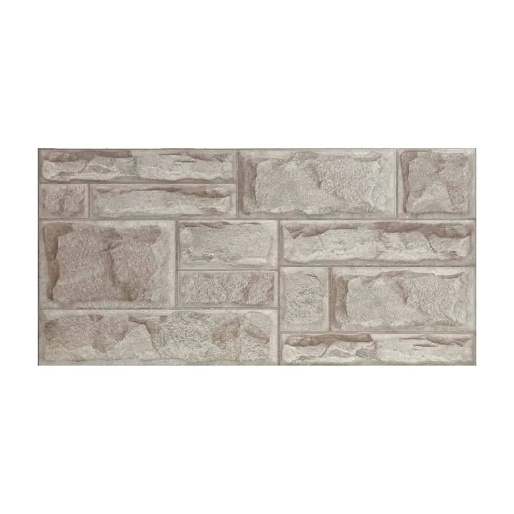 Gresie Exterior / Interior Portelanata Ekin Grey 30 X 60 Cm Mata Rectificata Tip Piatra