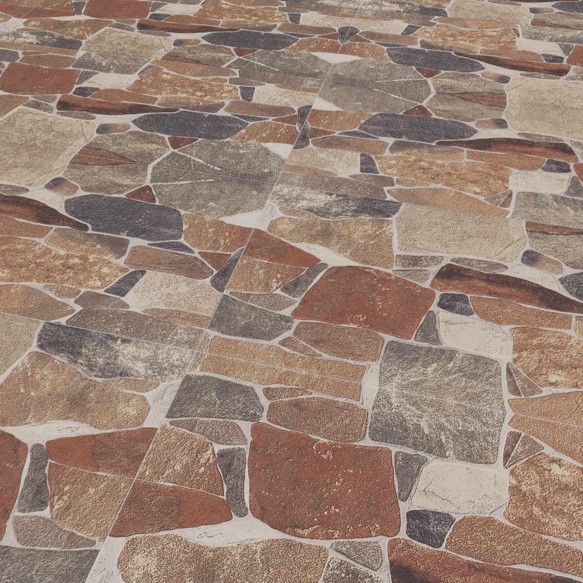 Gresie Exterior / Interior Antiderapanta Kardak Cotto 30 x 60 cm Mata Portelanata Tip Piatra