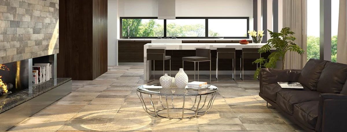 Gresie Exterior / Interior Portelanata Engelberg Cotto 30 x 60 Cm Mata Aspect Ciment