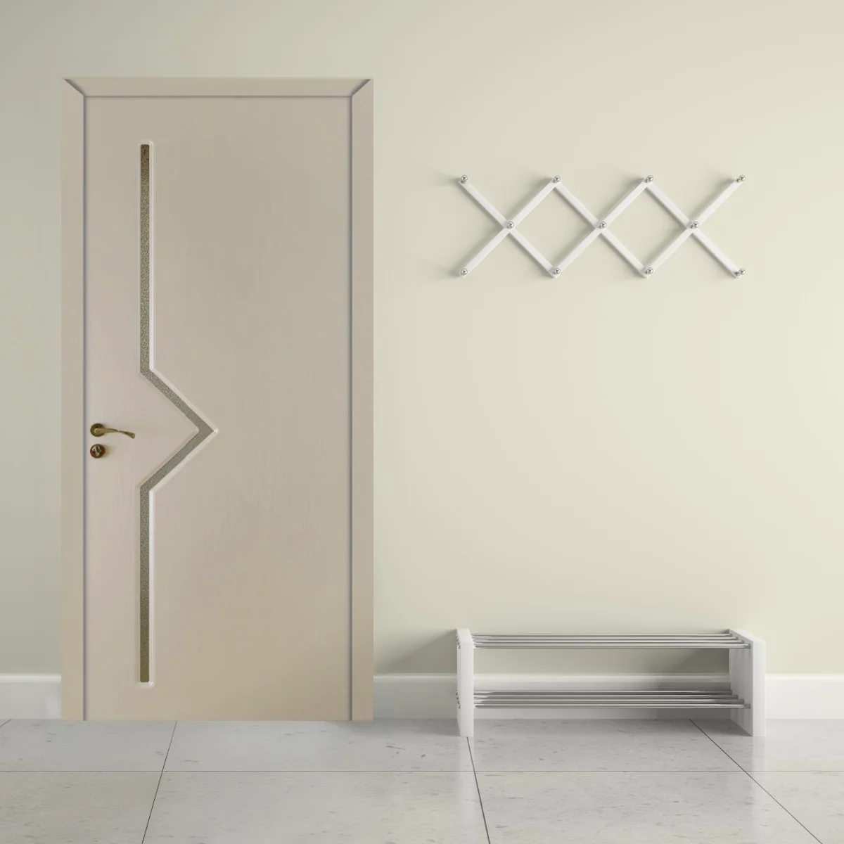 Usa De Interior Din Lemn Cu Geam OP-106 2000/600 Grej