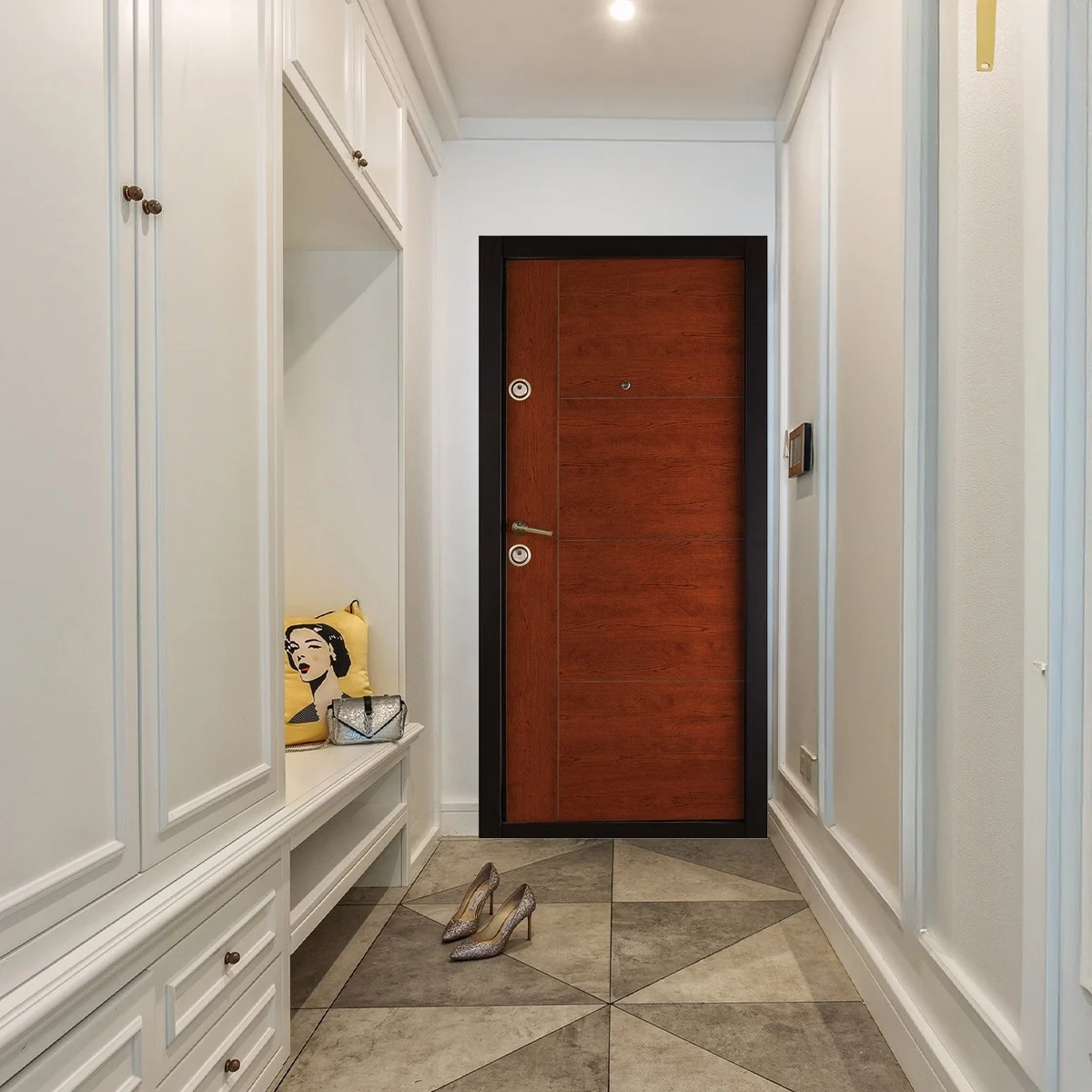 Usa Metalica Apartament Prestige 02 A Maro 96 x 205 cm Dreapta