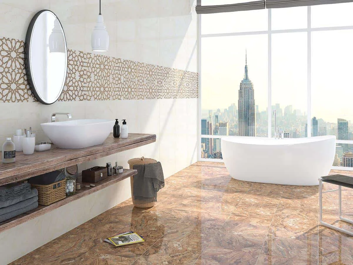 Faianta Bergama Cream 25 x 50