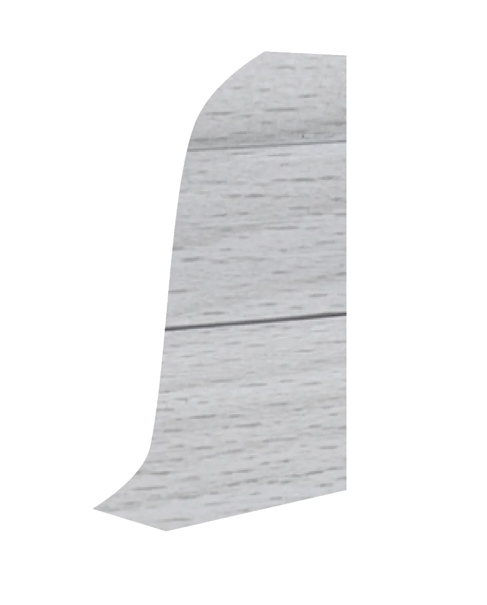 Terminatie Dreapta Plinta Korner LP52 Frasin Argintiu