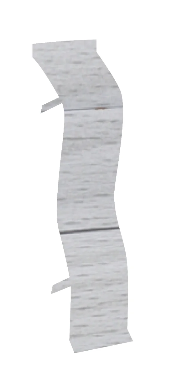 Conector Plinta Korner LP52 Frasin Argintiu