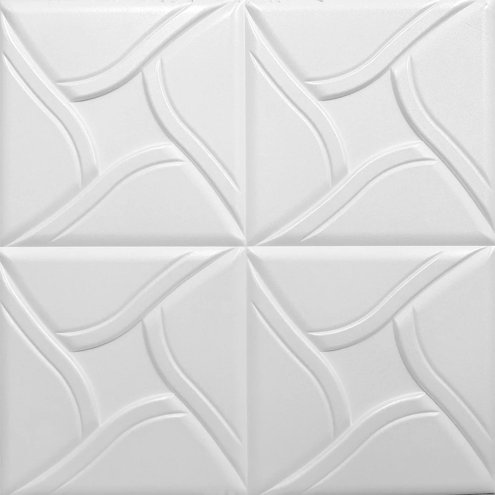 Tavan Fals Decorativ 0880 Alb 500 x 500 mm