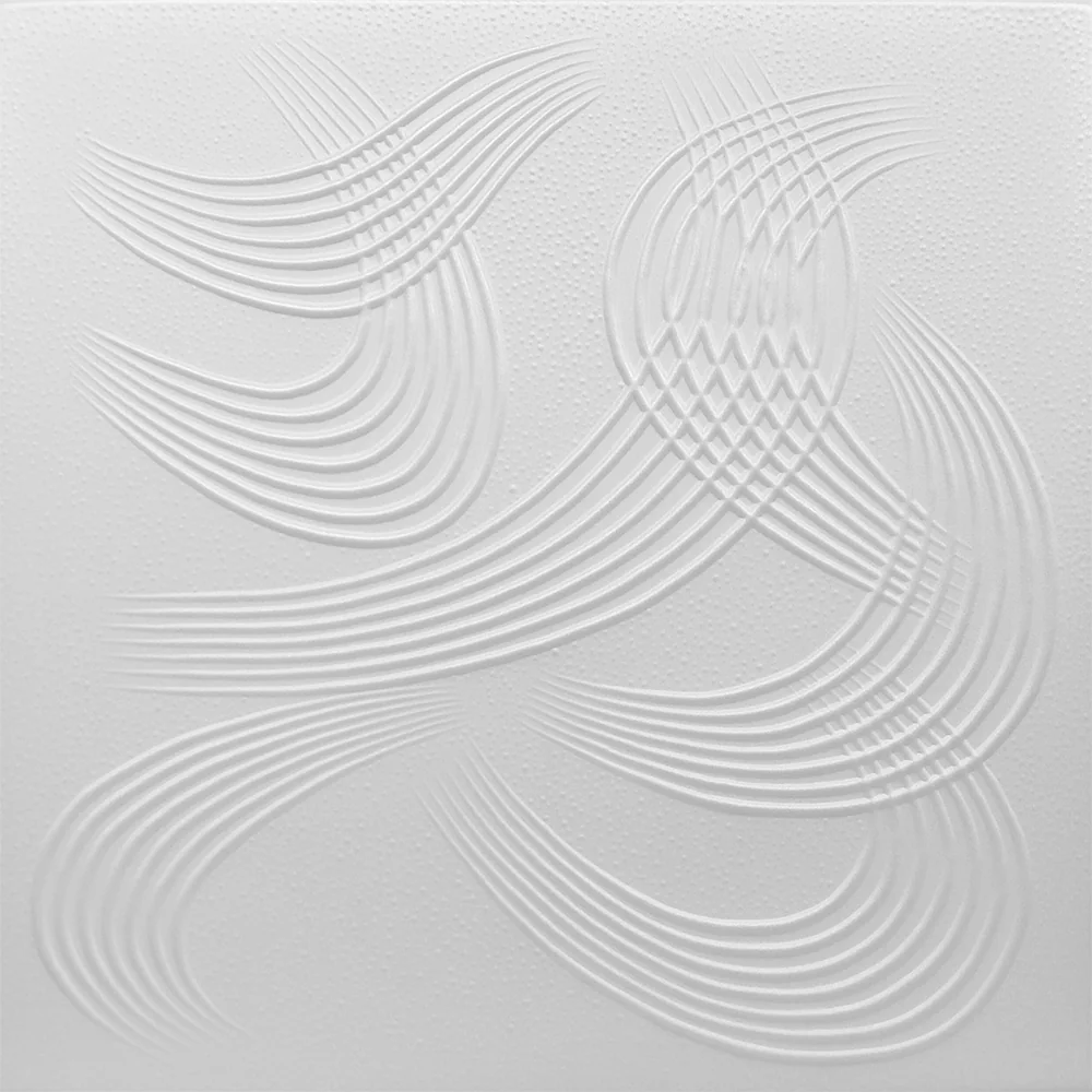Tavan Fals Decorativ 0884 Alb 500 x 500 mm