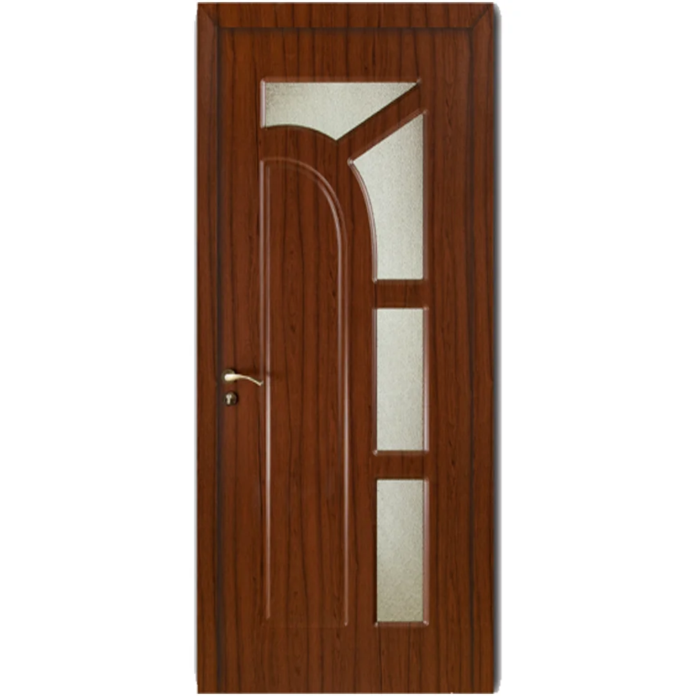 Usa De Interior Din Lemn Modern Cu Geam OP-157 2000/600 Teak