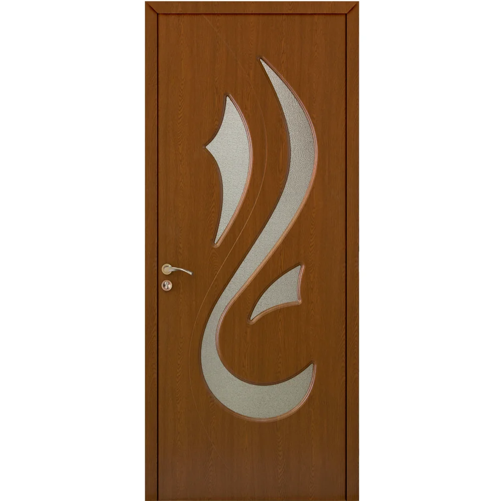 Usa De Interior Din Lemn Modern Cu Geam OP-155 2000/600 Stejar Inchis