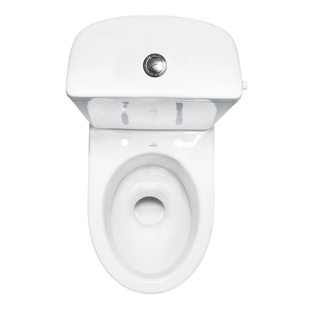 Set Vas WC Pe Pardoseala Cu Rezervor Cersanit Roma R020 Vertical + Mecanism Si Capac Polipropilena