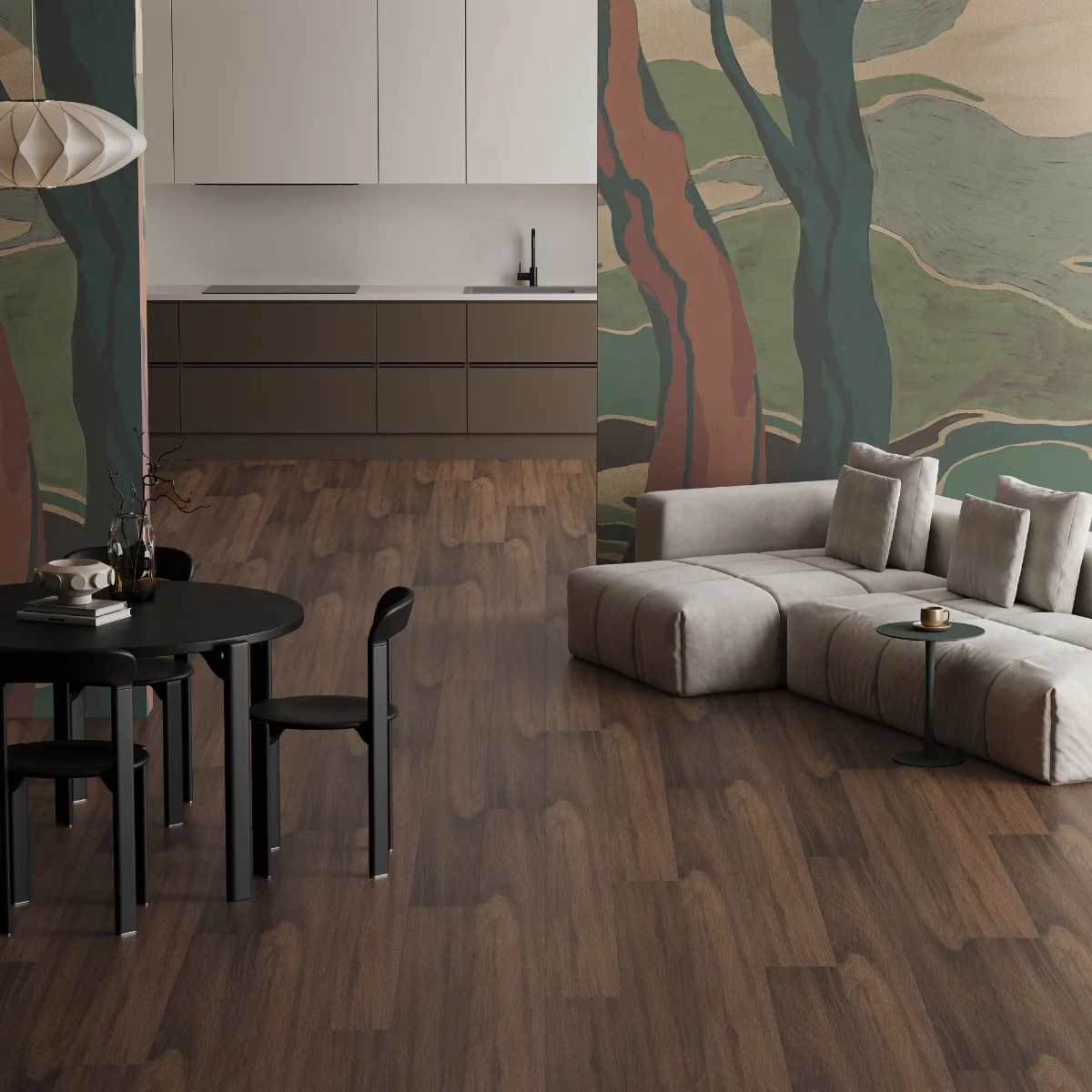 Parchet Laminat Wood Noyer Walnut 10mm Clasa 32 AC4 Maro Închis