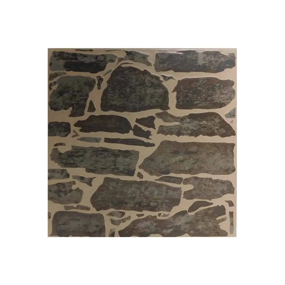 Gresie Exterior / Interior Portelanata Tabarca Grey 33 x 33 cm Mata Tip Piatra