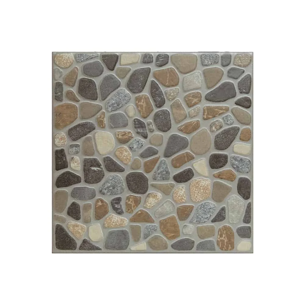 Gresie Exterior / Interior Portelanata Petras Grey 33 X 33 Cm Mata Tip Piatra