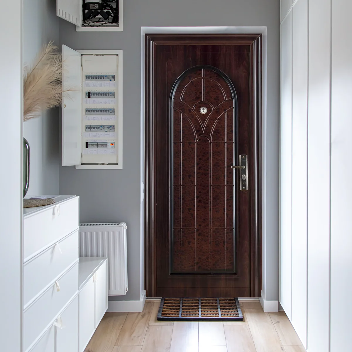 Usa Metalica Intrare ECO 61 Maro 86 x 205 cm Stanga