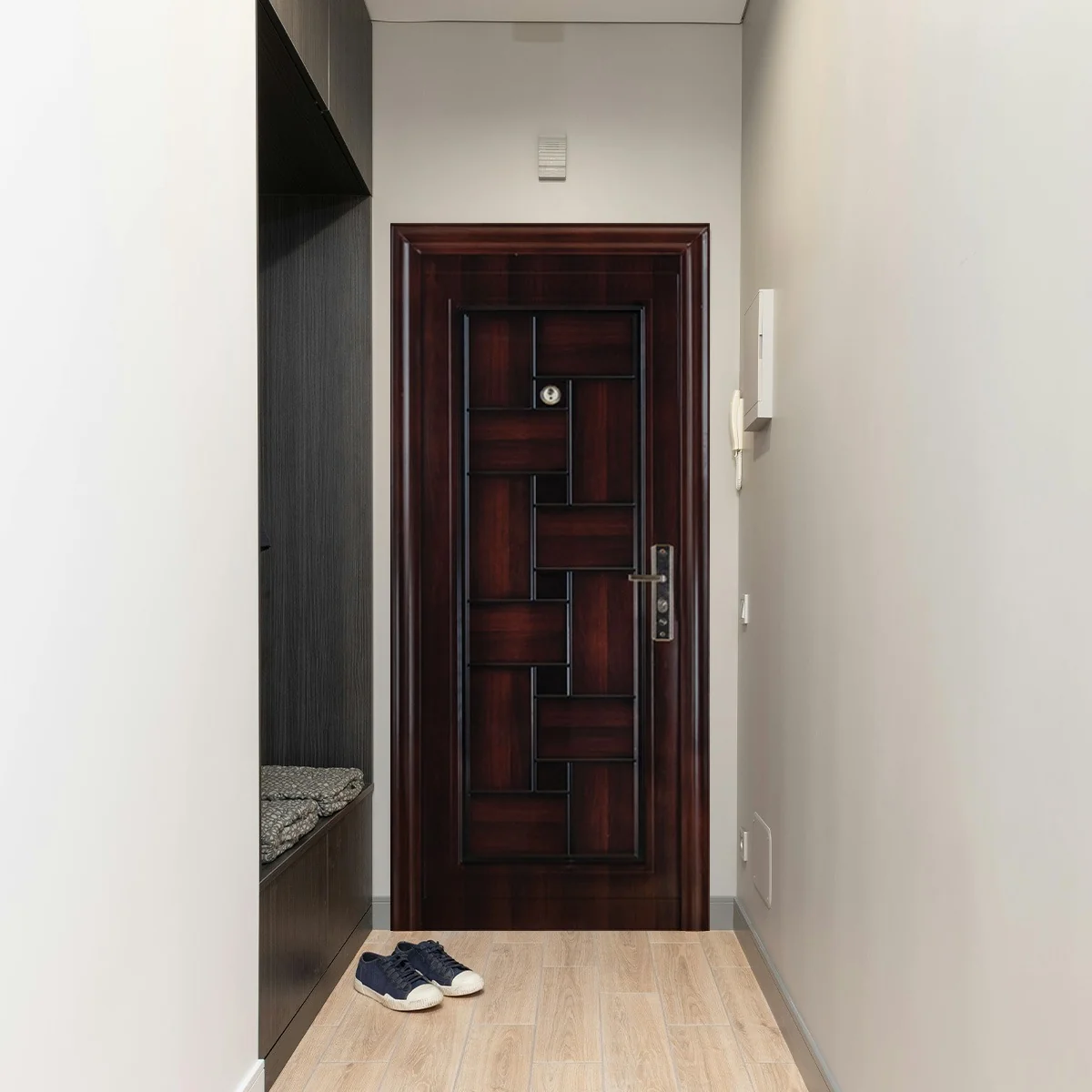 Usa Metalica Intrare ECO 07 Maro 86 x 205 cm Stanga