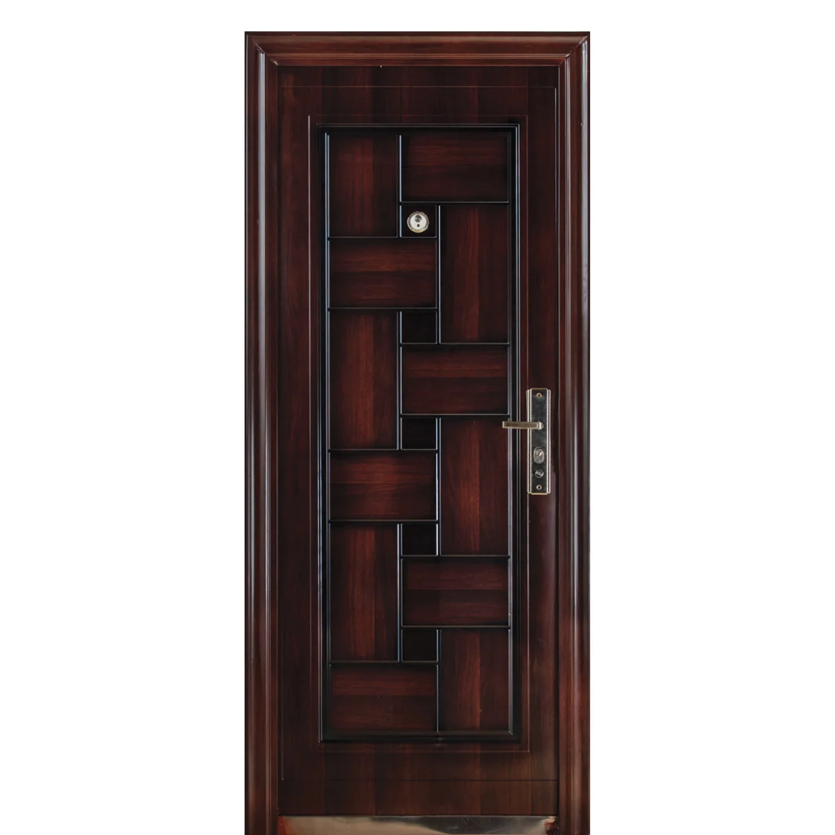 Usa Metalica Intrare ECO 07 Maro 86 x 205 cm Stanga