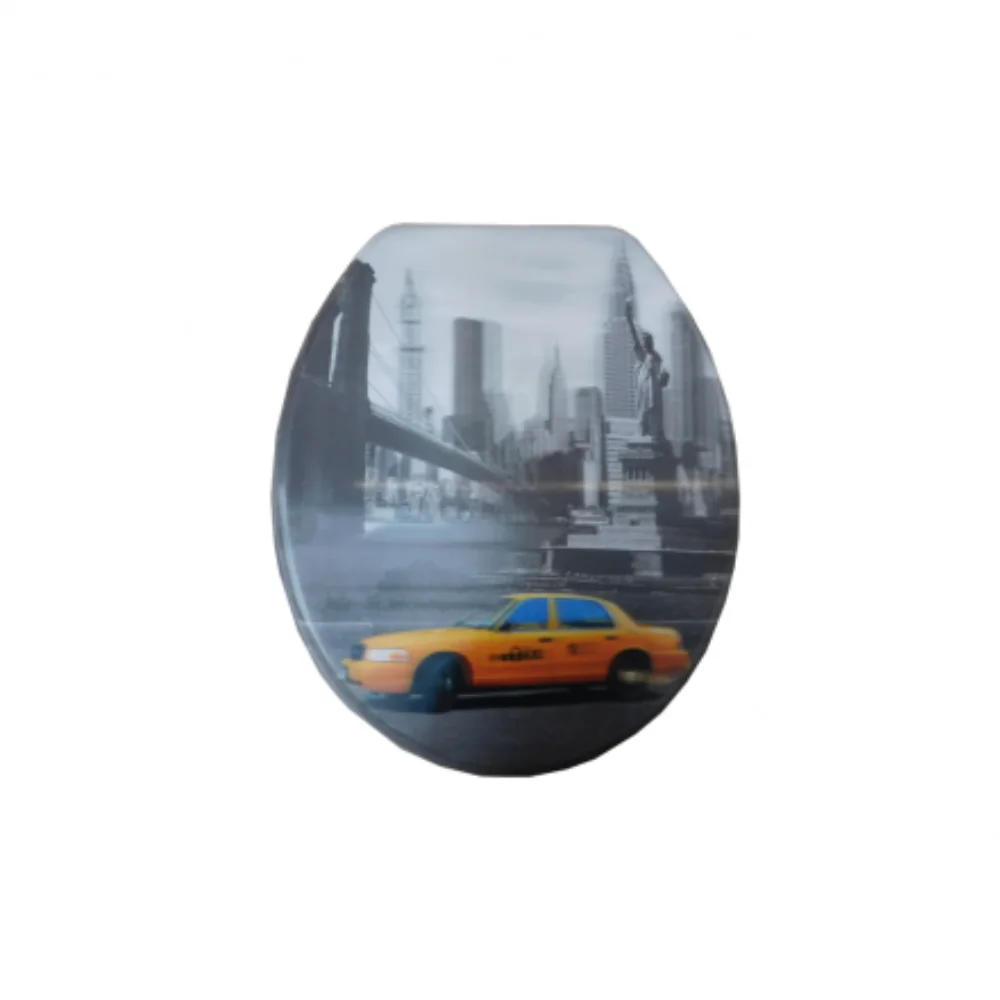 Capac WC Decor Taxi 3 Fete Model 3D MDF (C212)