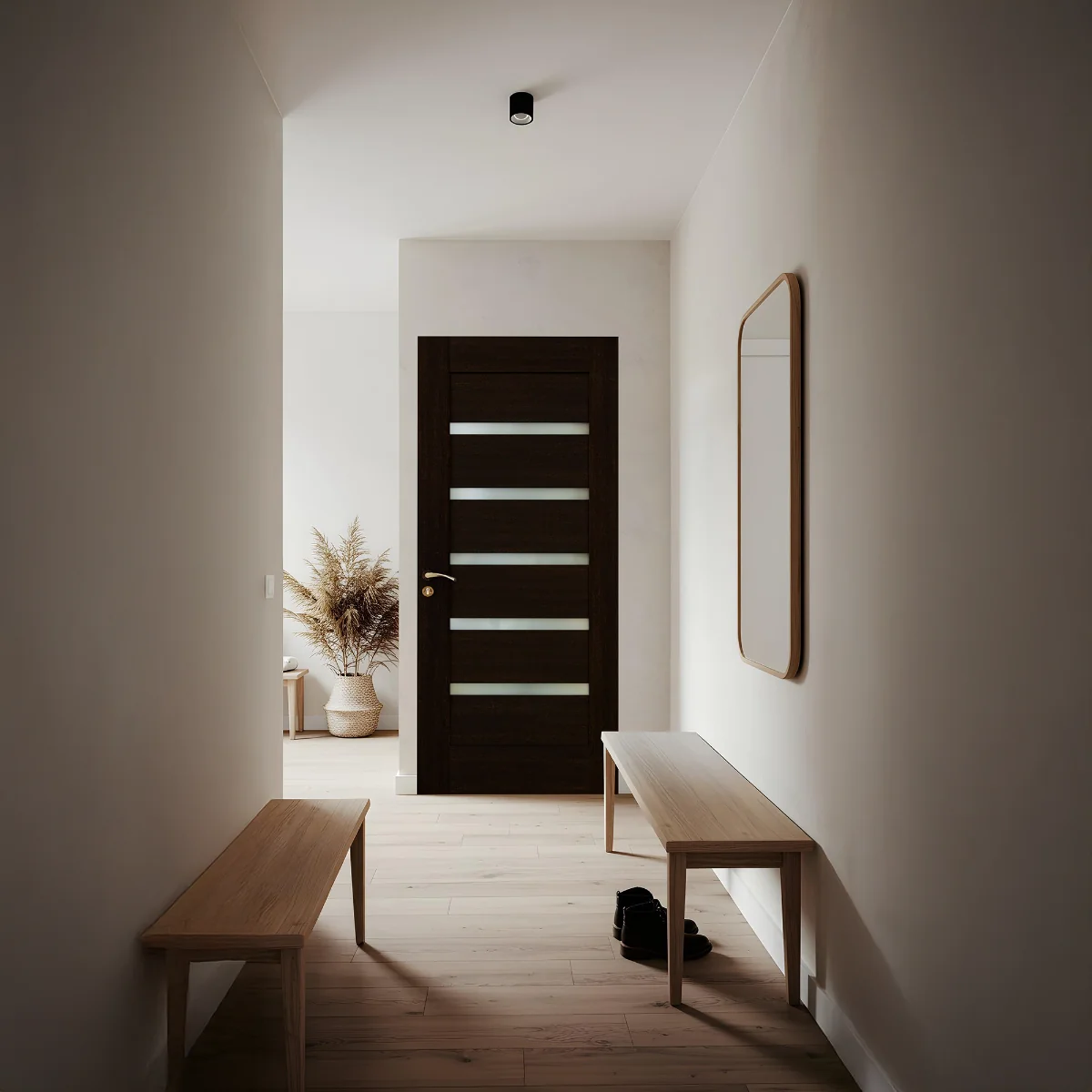 Usa De Interior Din Lemn Combi Cu Geam KMC 032 2000/600 Wenge