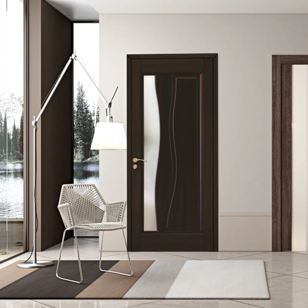 Usa De Interior Din Lemn Combi Cu Geam KMC 323 2000/700 Wenge