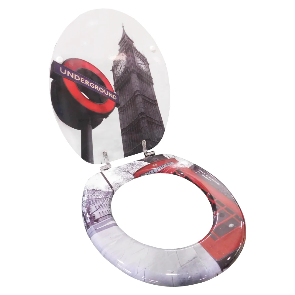 Capac Vas WC Decor London 3 Fete MDF (C122)