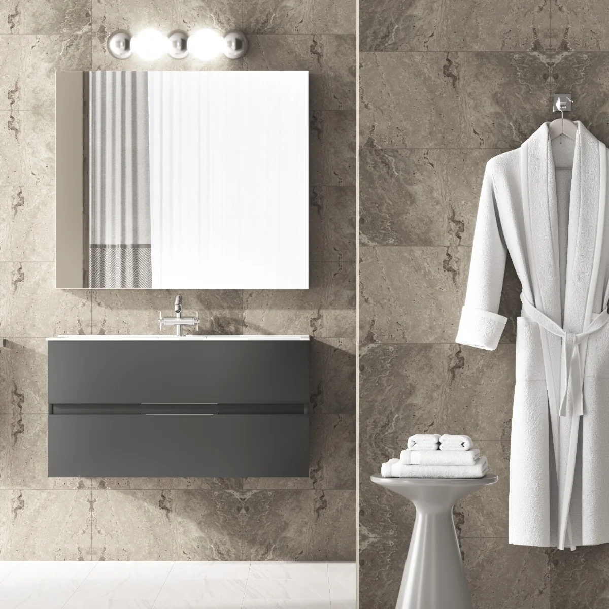 Gresie Exterior / Interior Porțelanată Antico Classico 30 x 60 cm Mată Tip Piatră Naturală