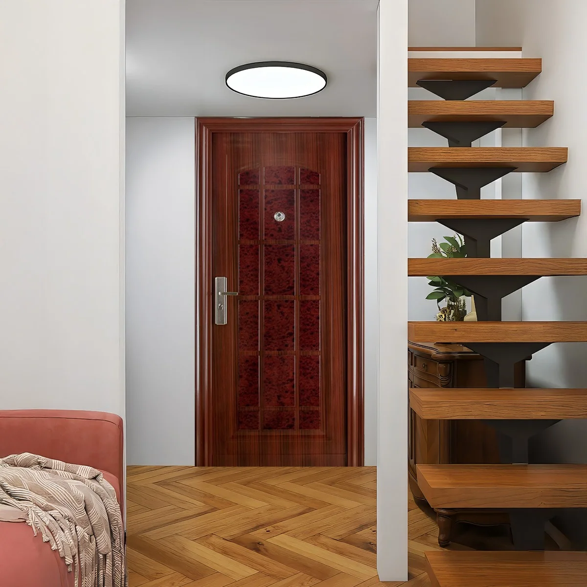 Usa Metalica Intrare REG 05 Maro 86 x 205 cm Dreapta