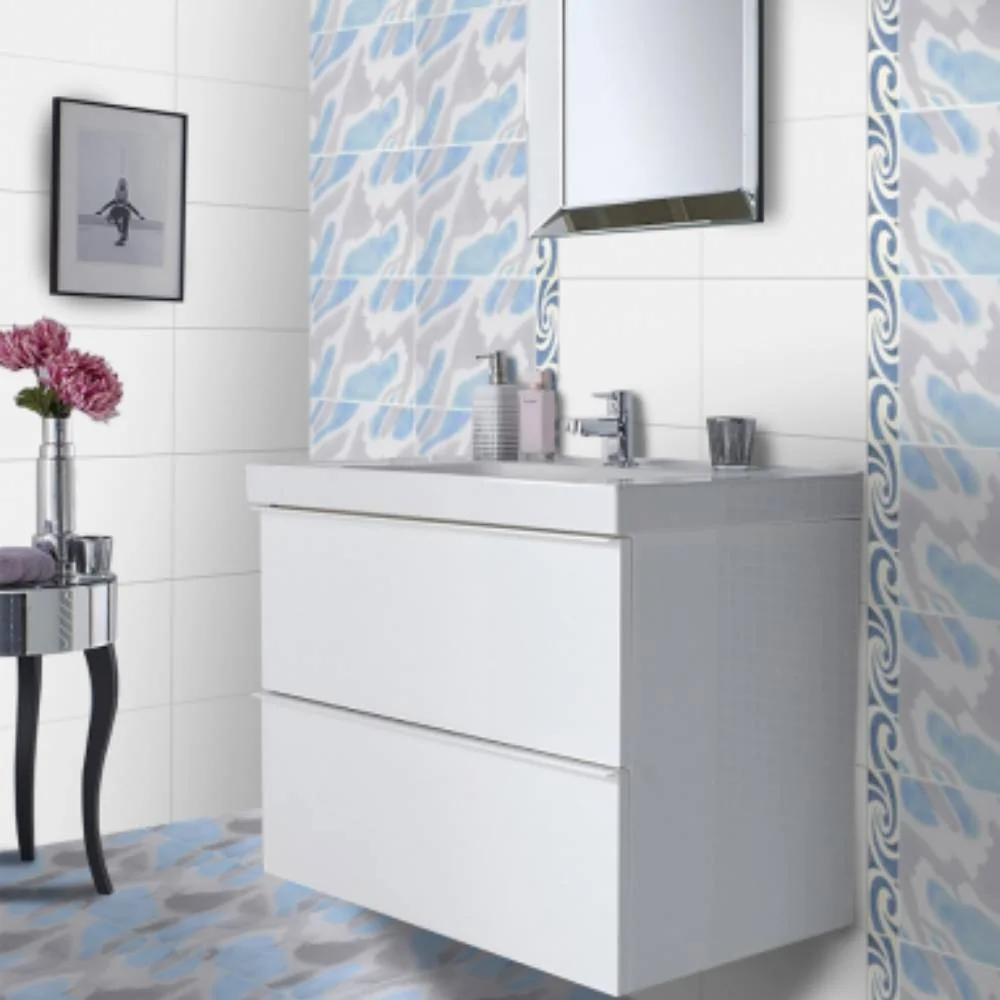 Gresie Interior Antiderapanta Alava Blue 30 x 30 cm Mata Tip Marmura