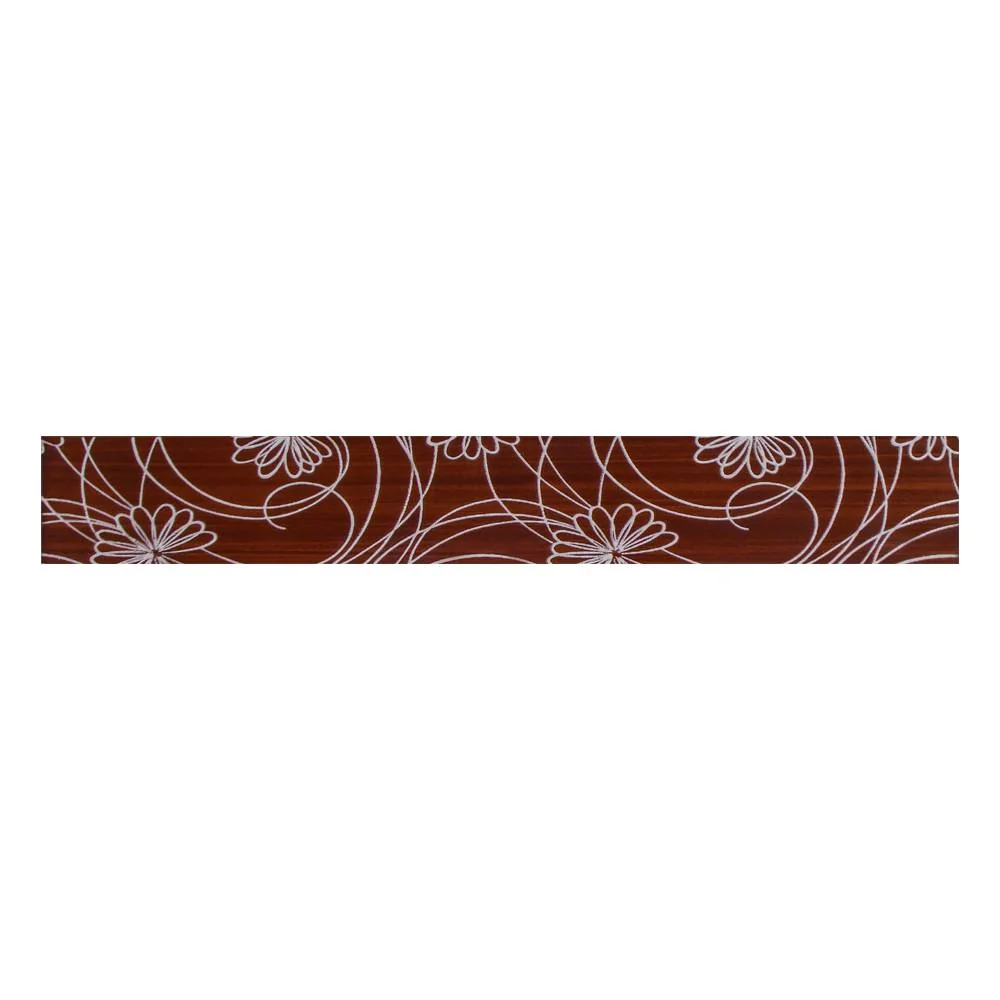 Brau Decorativ Faianta Baie / Bucatarie Luna Grace Brown 7 x 50