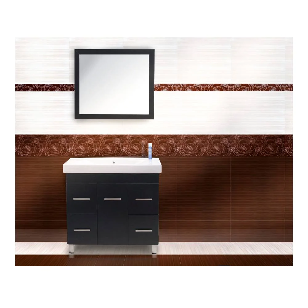 Brau Decorativ Faianta Baie / Bucatarie Luna Grace Brown 7 x 50