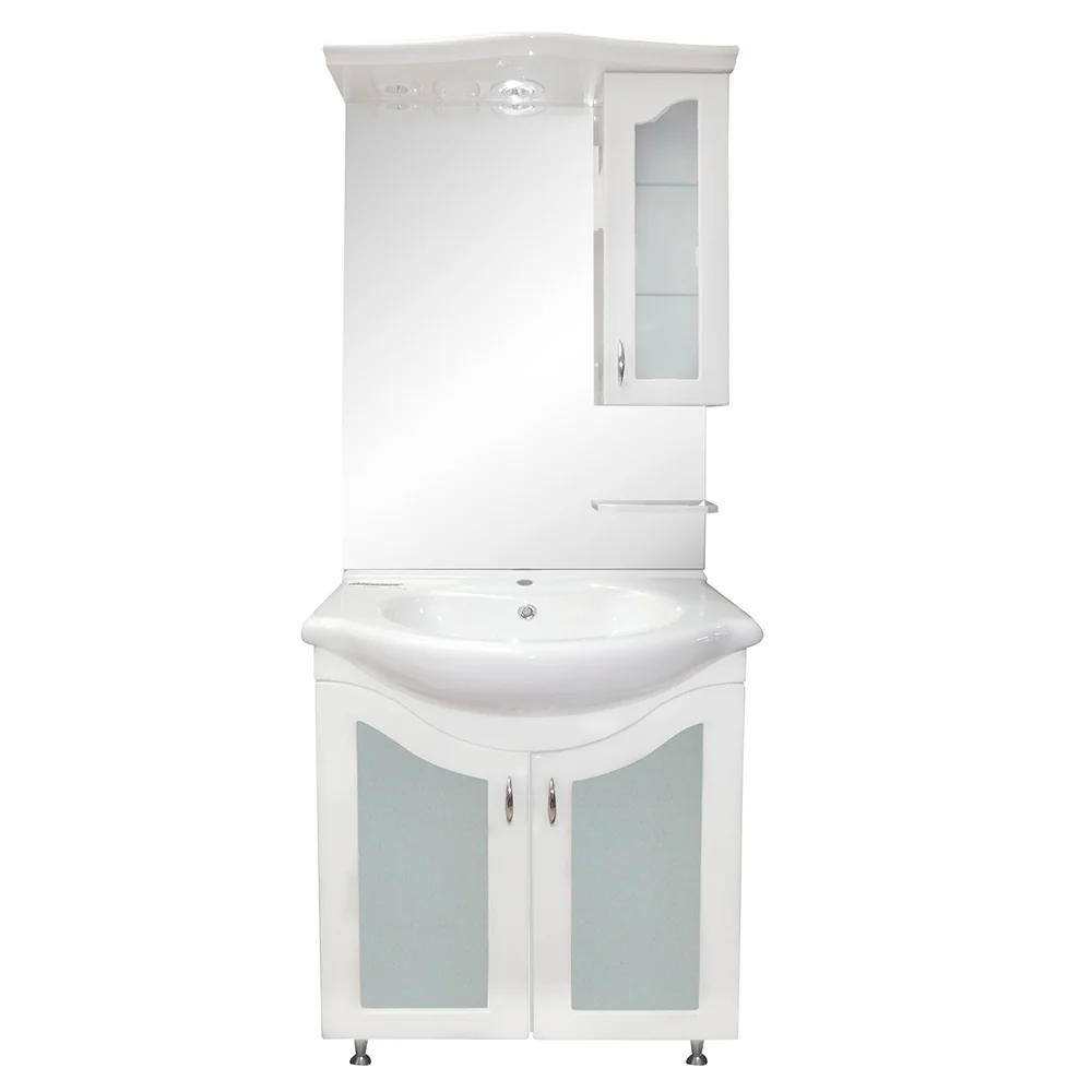 Set Mobilier Baie Palmiye 3 Piese Alb 65 Cm