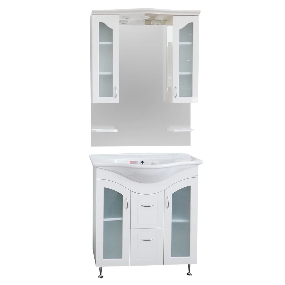 Set Mobilier Baie Palmiye 3 Piese Alb 105 cm