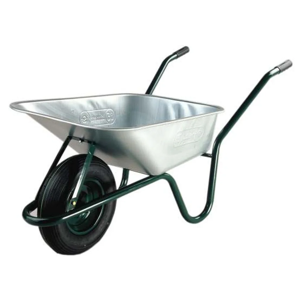 Roaba Constructii Cu Roata Pneumatica Galvanizata Limex Profi 100 L