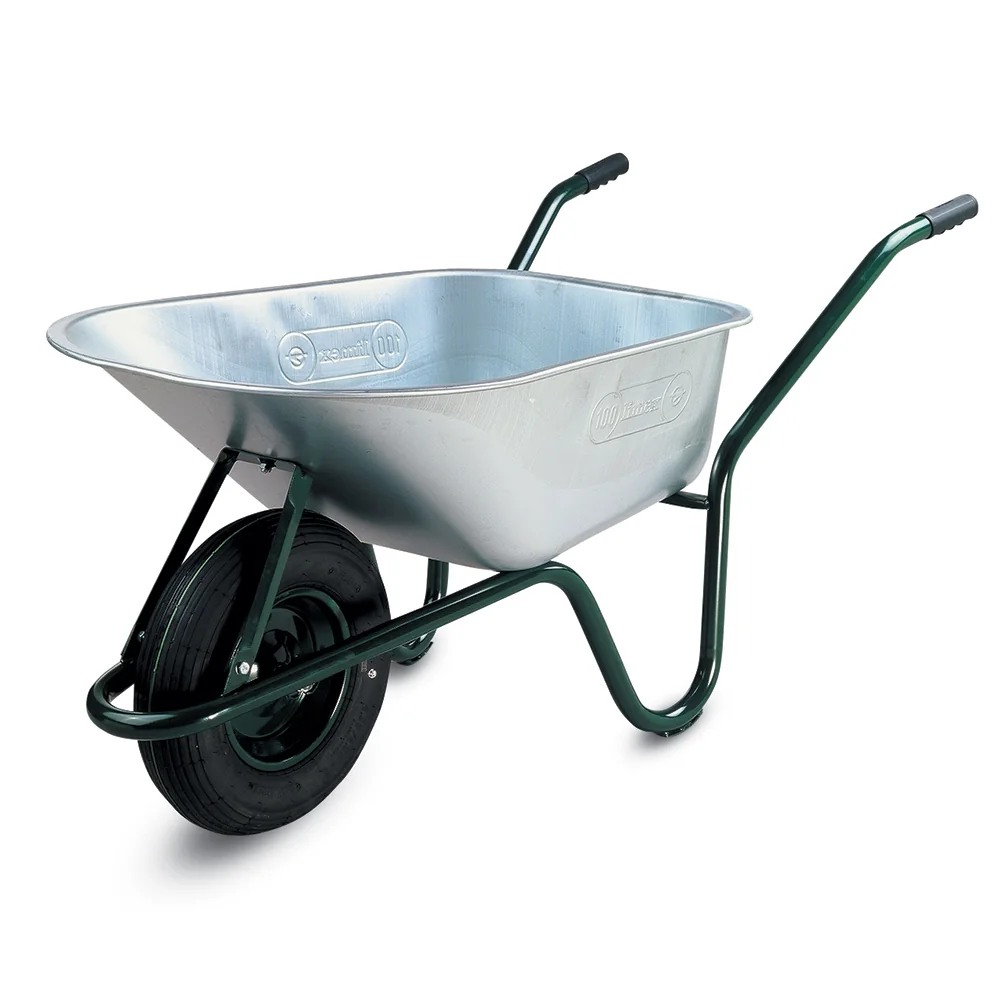 Roaba Constructii Cu Roata Pneumatica Galvanizata Limex 100 L