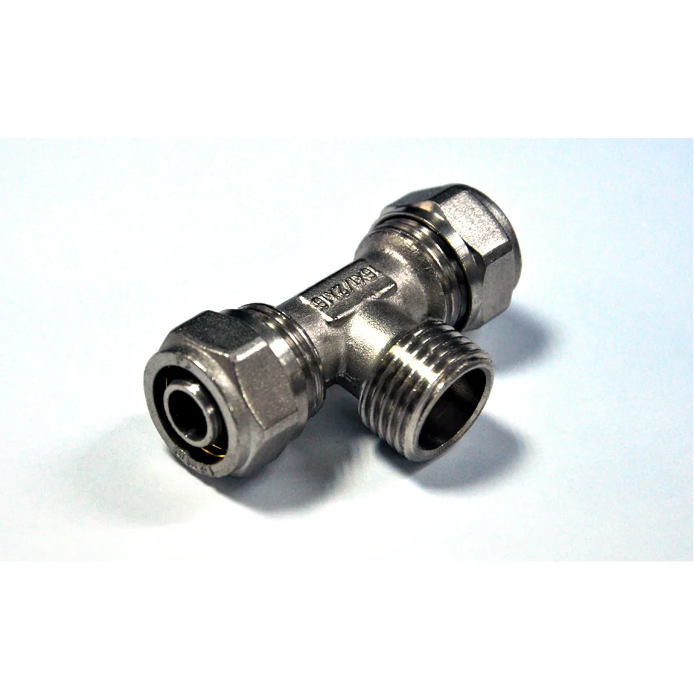 Teu Pexal 20 mm x 1/2' x 20 mm M (Filet Exterior) Fiting Nedemontabil