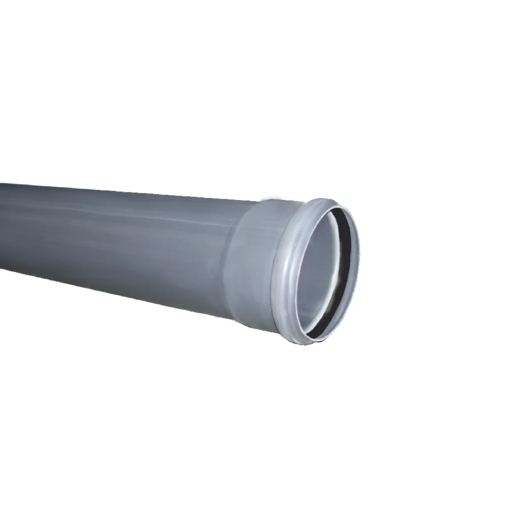 Teava PVC Cu Mufa Si Garnitura 110 mm x 2 M