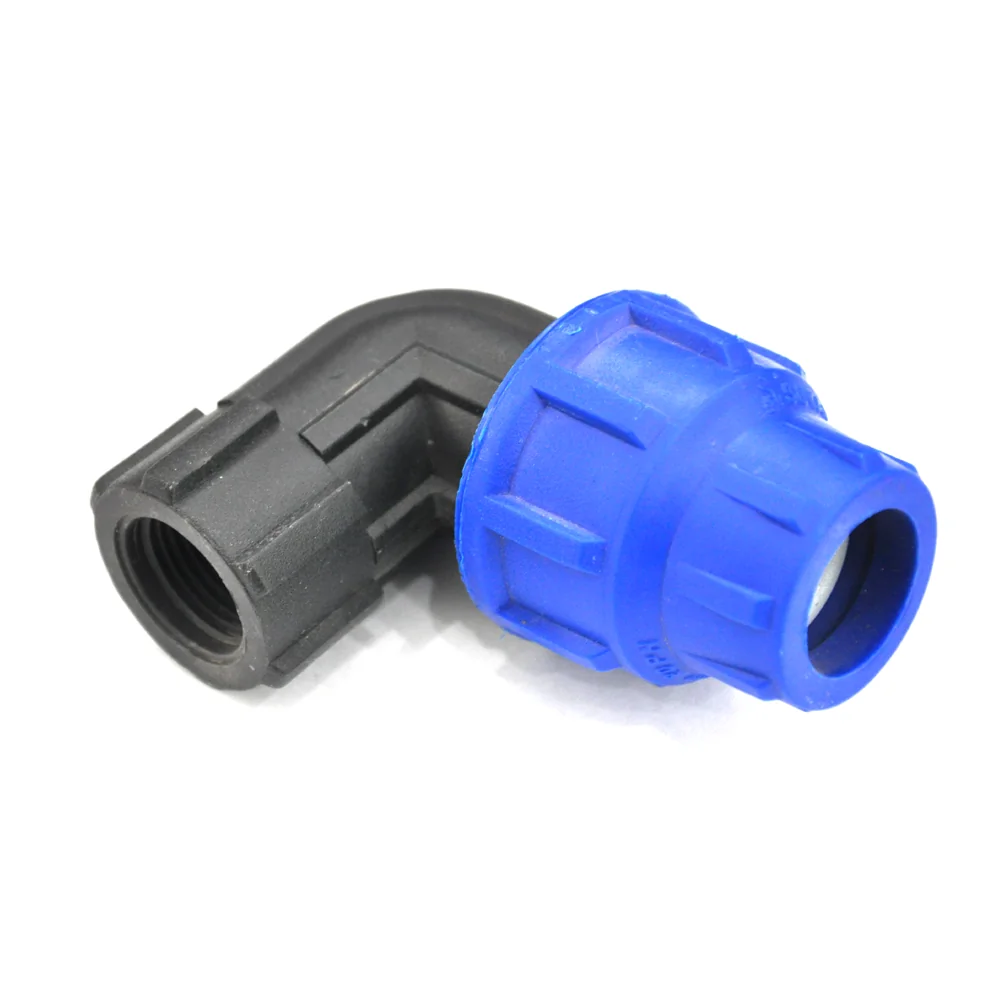 Cot Compresiune PEHD Filet Interior 25 mm x 3/4 90 Grade