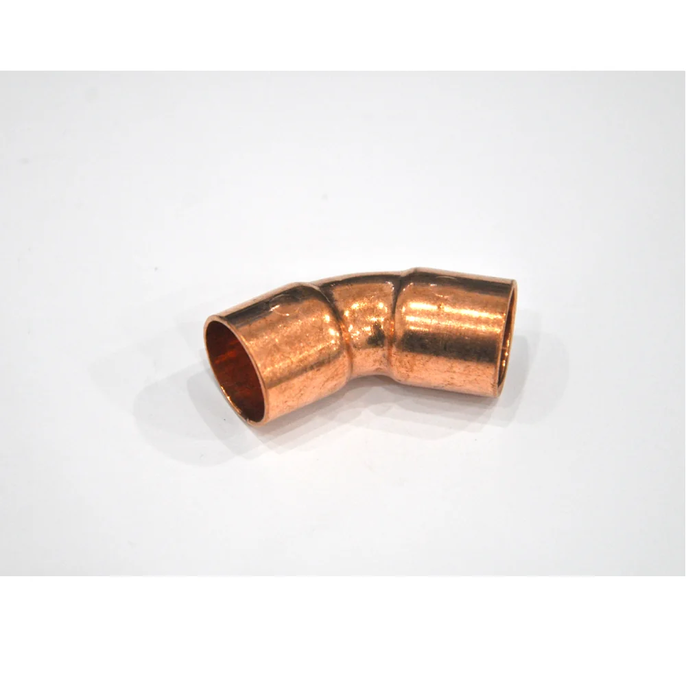 Curba Cupru Filet Interior - Interior Diametru 22 mm 45 Grade