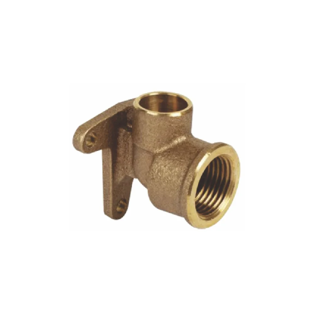 Cot Alamă Suport Perete Filet Interior - Interior 15 MM x 1/2 90 Grade