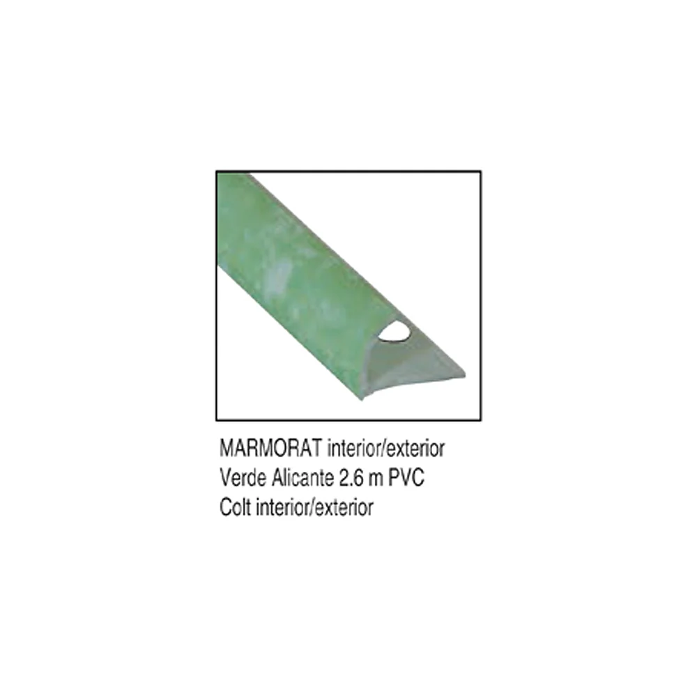Profil PVC Marmorat Interior Verde Alicante 2.6 m PVC Colt Interior