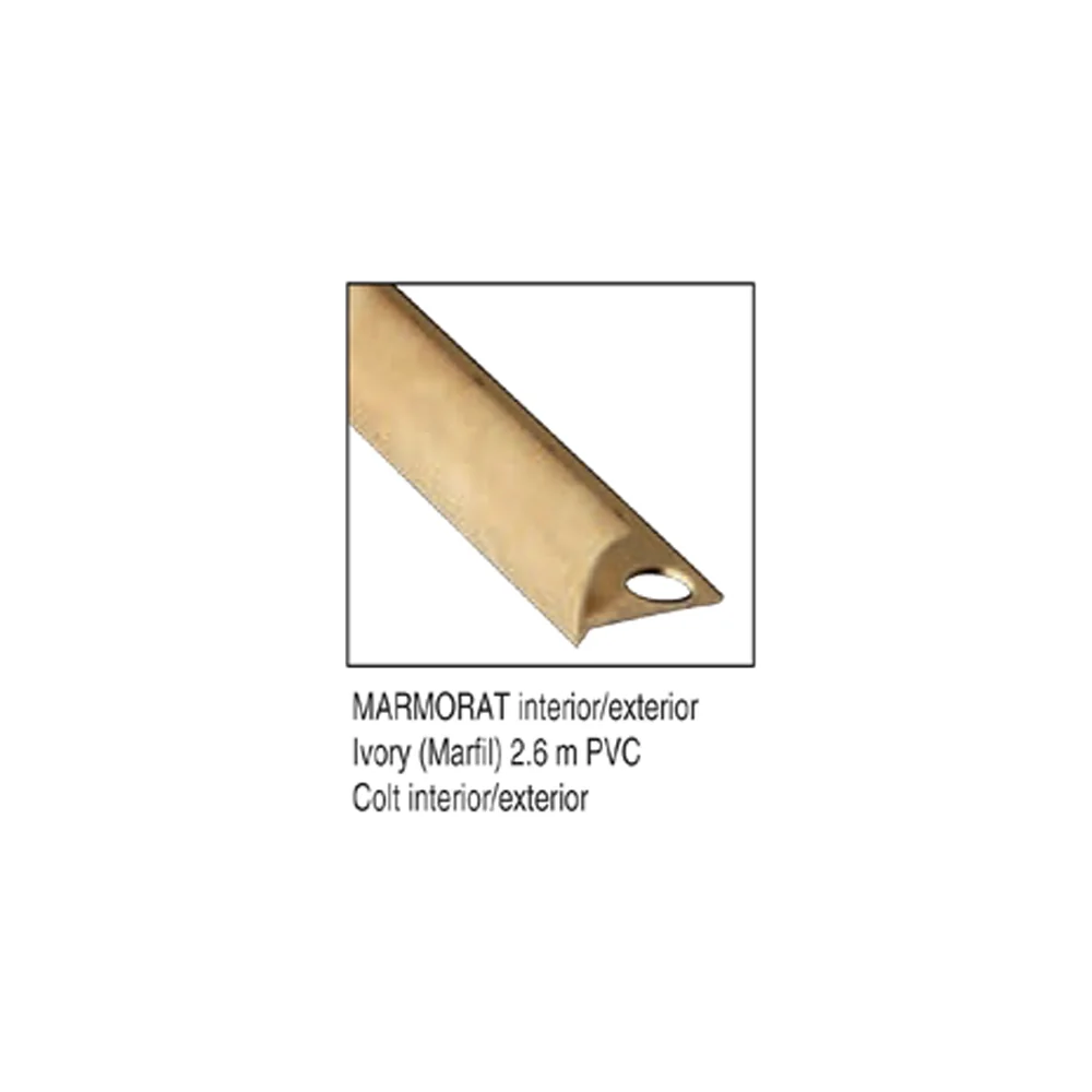 Profil PVC Marmorat Interior Ivory (Marfil) 2.6 m PVC Colt Interior