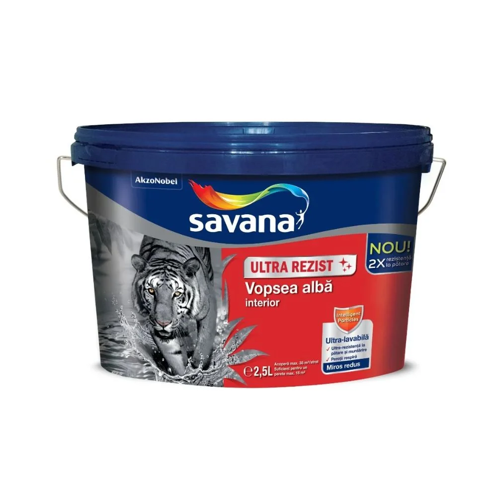 Vopsea Superlavabila Pentru Interior Savana Teflon 2.5 L