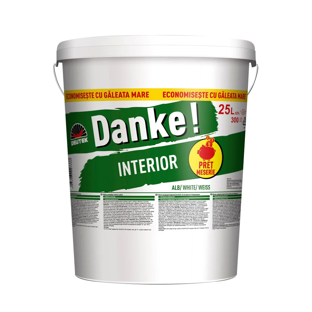 Vopsea Lavabila Pentru Interior Danke 25 L