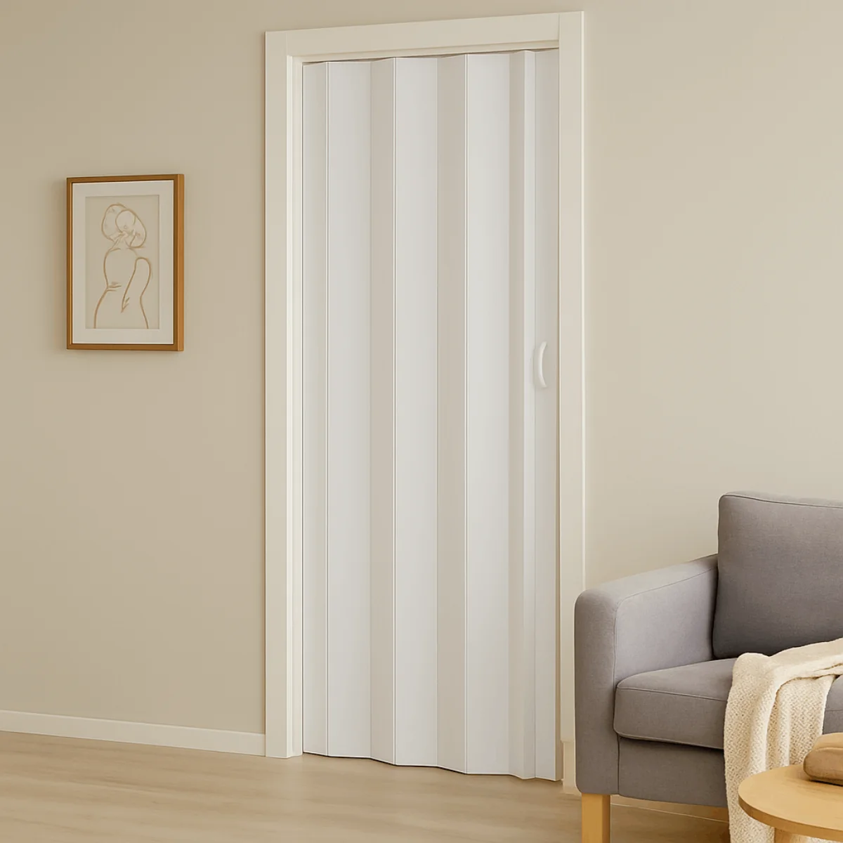 Usa Plianta Interior Din PVC Alb Marmorat 820/2030 mm