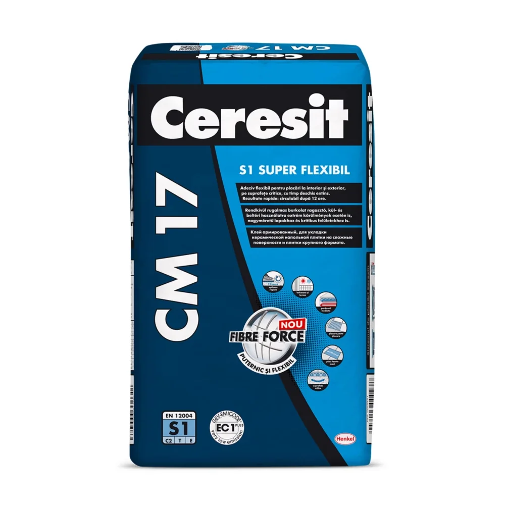 Adeziv Gresie Si Faianta Ceresit CM 17 Pentru Interior/Exterior 25 kg