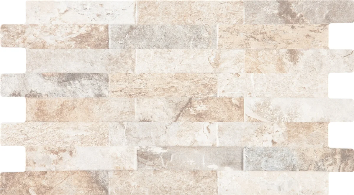 Placa Murala Portelanata Farilya Cream 25X45 Mata